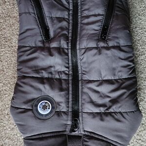 Dog Gray Puffer Jacket SMALL